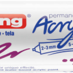 Akrila marķieris Edding 5400 2-10mm, divpusējs, noapaļots, violets