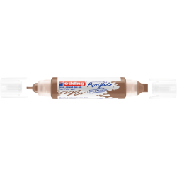 Akrila marķieris Edding 5400 2-10mm, divpusējs, nošķelts, lazdu