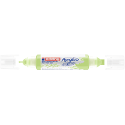 Akrila marķieris Edding 5400 2-10mm, divpusējs, nošķelts,pasteļzaļš