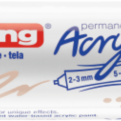 Akrila marķieris Edding 5400 2-10mm, divpusējs, nošķelts, bēšs