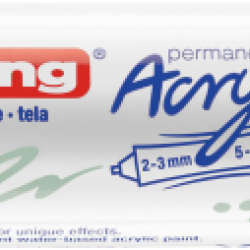 Akrila marķieris Edding 5400 2-10mm, divpusējs, nošķelts, piparmētras krāsā
