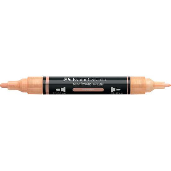 Akrila marķieris Faber-Castell Multimark SP, 1-3mm, konisks, divpusējs, 303