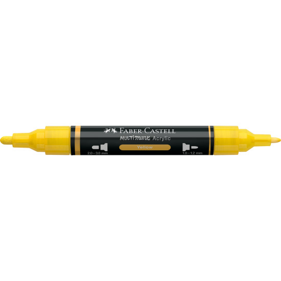 Akrila marķieris Faber-Castell Multimark SP, 1-3mm, konisks, divpusējs, 108