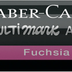 Akrila marķieris Faber-Castell Multimark SP, 1-3mm, konisks, divpusējs, 125