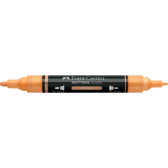Akrila marķieris Faber-Castell Multimark SP, 1-3mm, konisks, divpusējs, 416