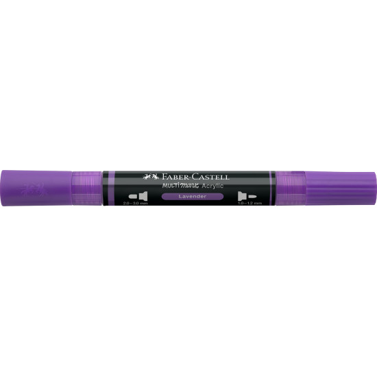 Akrila marķieris Faber-Castell Multimark SP, 1-3mm, konisks, divpusējs, 136