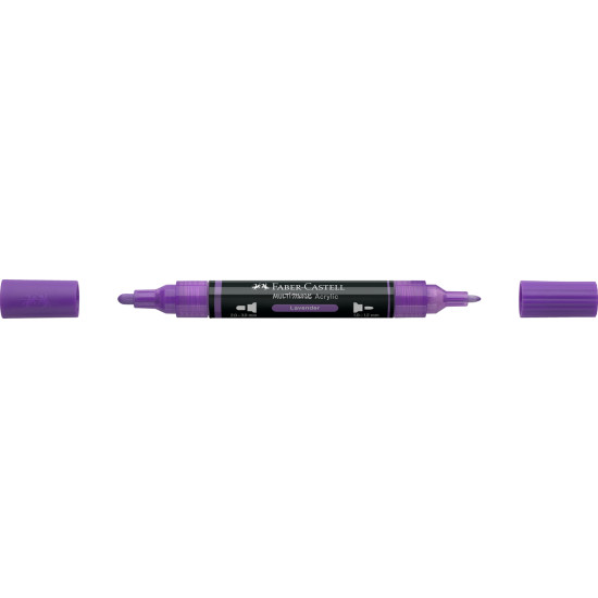 Akrila marķieris Faber-Castell Multimark SP, 1-3mm, konisks, divpusējs, 136