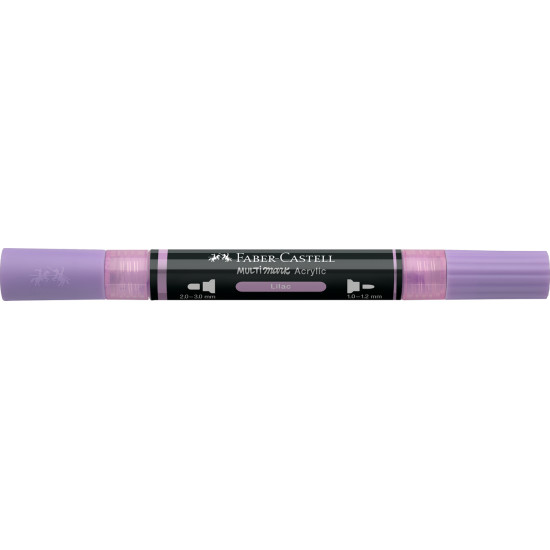 Akrila marķieris Faber-Castell Multimark SP, 1-3mm, konisks, divpusējs, 239