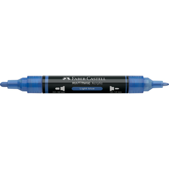 Akrila marķieris Faber-Castell Multimark SP, 1-3mm, konisks, divpusējs, 140