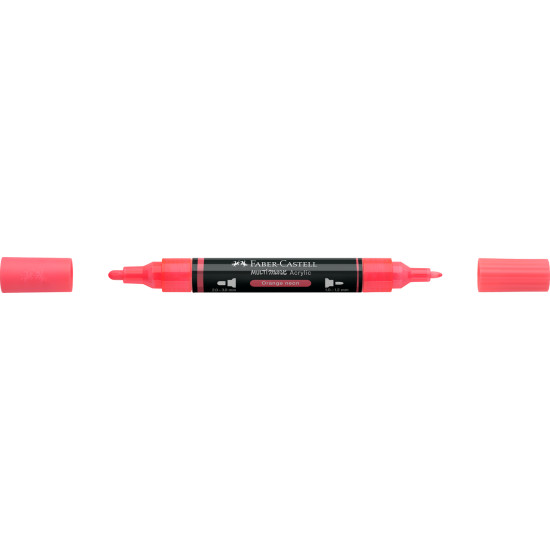 Akrila marķieris Faber-Castell Multimark SP, 1-3mm, konisks, divpusējs, 255