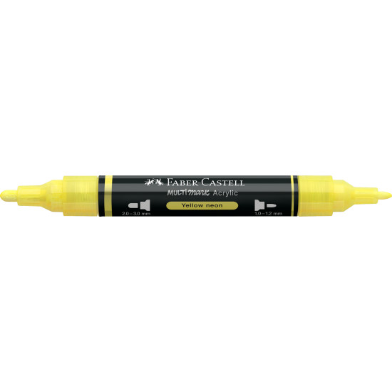 Akrila marķieris Faber-Castell Multimark SP, 1-3mm, konisks, divpusējs, 256