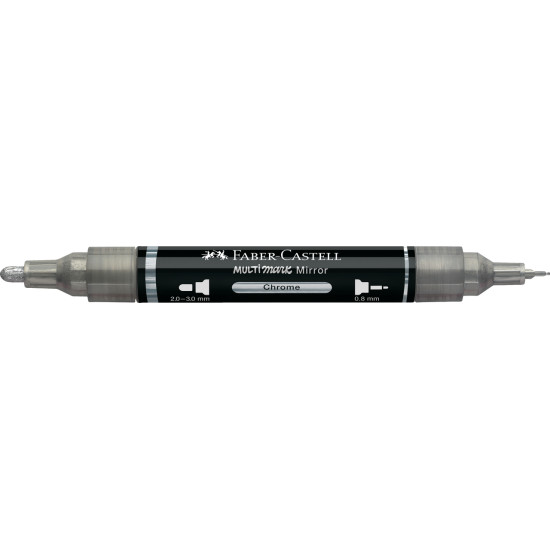 Akrila marķieris Faber-Castell Multimark SP, 1-3mm, konisks, divpusējs, 551