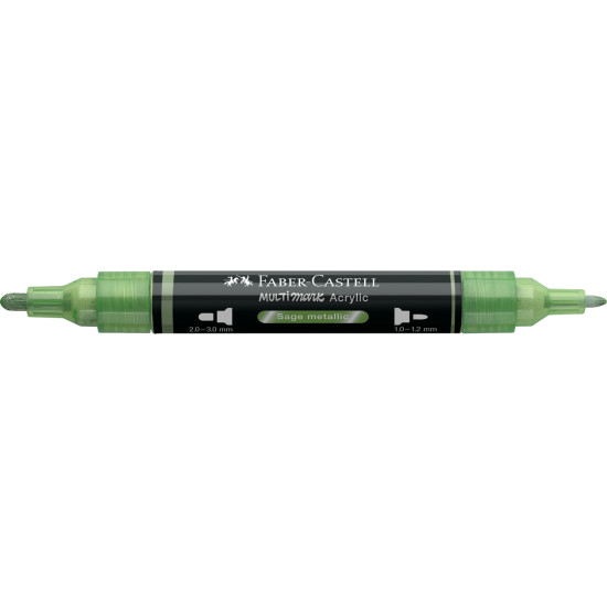 Akrila marķieris Faber-Castell Multimark SP, 1-3mm, konisks, divpusējs, 298
