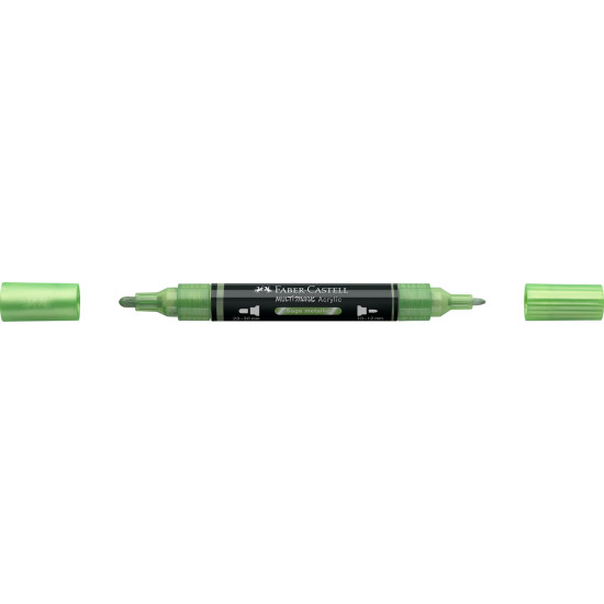 Akrila marķieris Faber-Castell Multimark SP, 1-3mm, konisks, divpusējs, 298