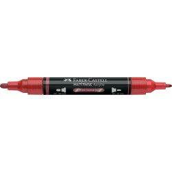 Akrila marķieris Faber-Castell Multimark SP, 1-3mm, konisks, divpusējs, 296