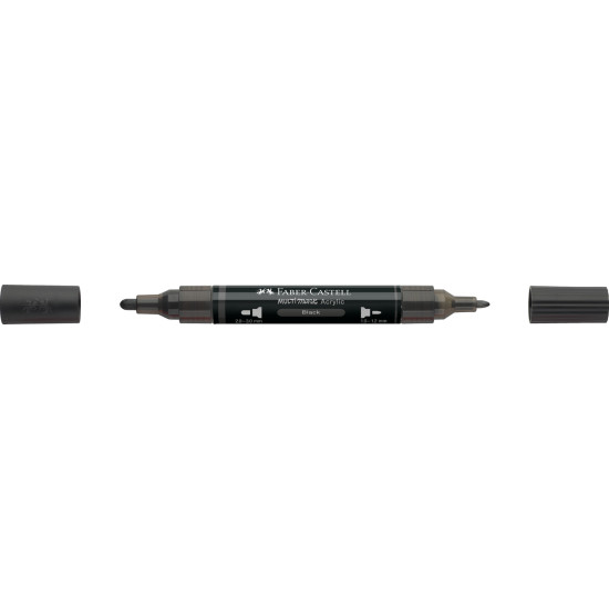 Akrila marķieris Faber-Castell Multimark SP, 1-3mm, konisks, divpusējs, 199