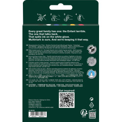 Akrila marķieru komplekts Faber-Castell Multimark, divpusēji, 1-3mm, 6 krāsas