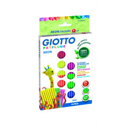 Пластилин Giotto Patplume Неон 8 цветов