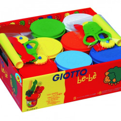 Пластилин Giotto Be-Be 8шт по 220г натуральный