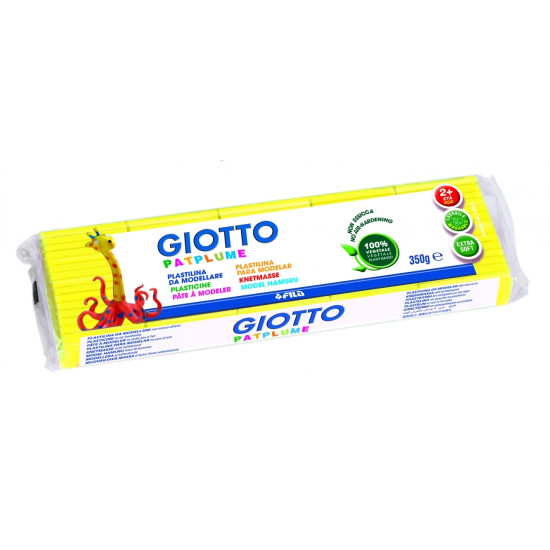 Пластилин Giotto Patplume 350г жёлтый