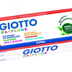 Пластилин Giotto Patplume 350г невысыхающий красный