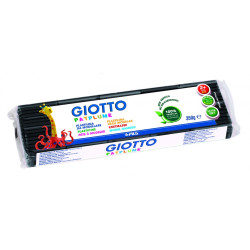 Пластилин Giotto Patplume 350г черный самозастывающий
