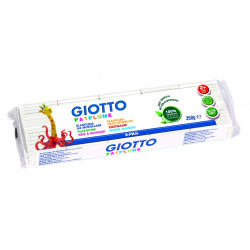 Пластилин Giotto Patplume 350г белый большой блок