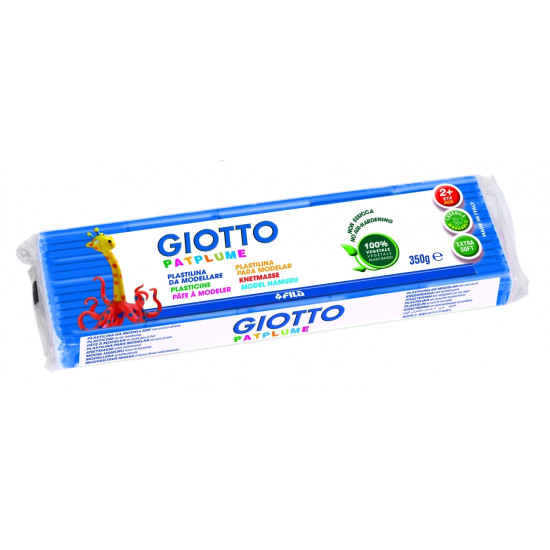 Пластилин Giotto Patplume 350г светло-синий