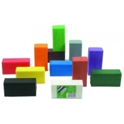 *Plastilīns Weible Fantasia 250g bišu vaska bāzes, melns