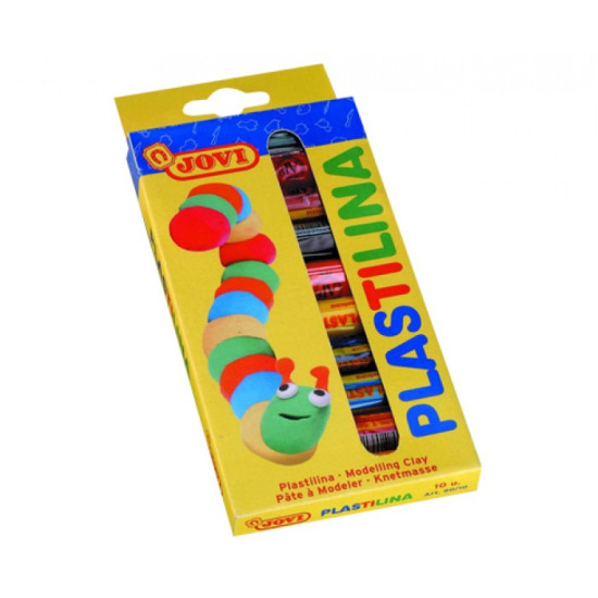 Plastilīns Jovi, 15g, 10 krāsas