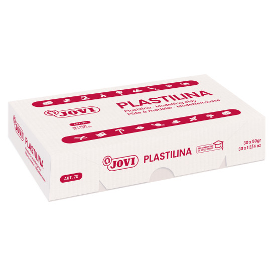 Plastilīns Jovi 7050, 50g, pelēks