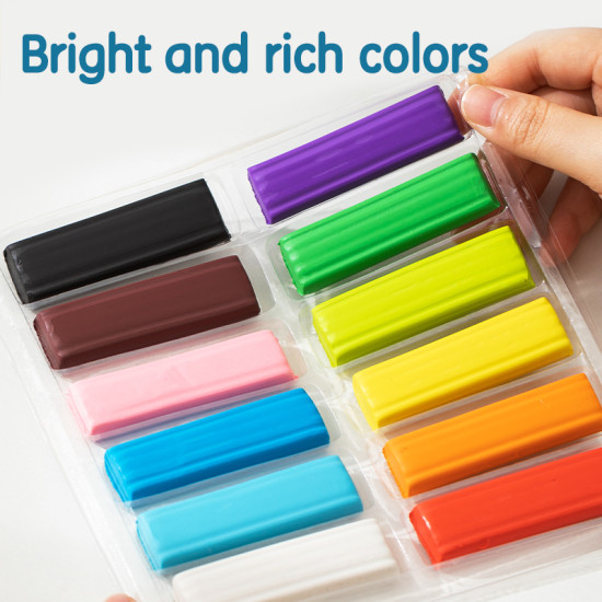 Plastiliin DELI 6-värvi, 120g