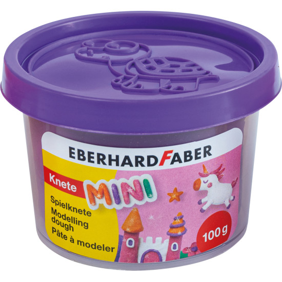 Пластилин MiniKids блестящий 4цвета