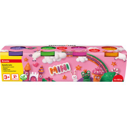 Пластилин MiniKids блестящий 4цвета