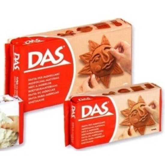 Пластилин Fila DAS Basic 1кг коричневый самозатвердевающий