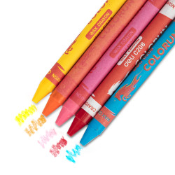 Восковые мелки Deli Colorun 24 цвета