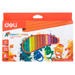 Мелки Deli EC20020 24 ярких цвета