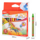 Восковые мелки DELI Colorun 12 ярких цветов