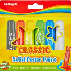 Краски плакатные Keyroad Classic 6 цветов набор