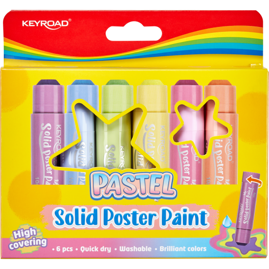 Краски пастельные Keyroad Pastel 6 цветов набор