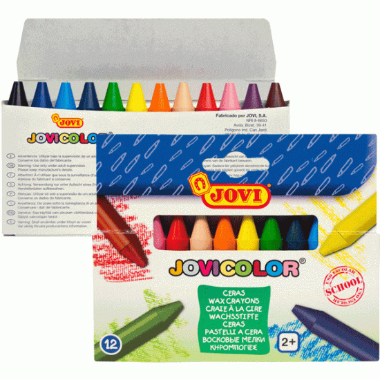 *Vaska krītiņi Jovicolor 6 krāsas