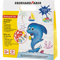 Мелки для ванны Mini Kids Bath Crayons 16 предметов с трафаретами