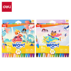 Маслянаяпастель DELI ColorWow 24цвета яркие