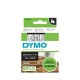 Лента DYMO D1 24ммx7м черно-белая
