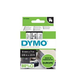 Этикетки DYMO D1 9ммх7м черно-белые