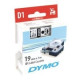 Этикетки DYMO D1 черные на прозрачном 19ммх7м