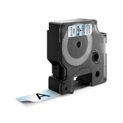 Этикетки DYMO D1 черные на прозрачном 19ммх7м