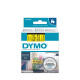 Этикетки DYMO D1 24ммx7м черно-желтые