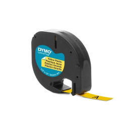 Лента Dymo LetraTag 12мм желтая 4м