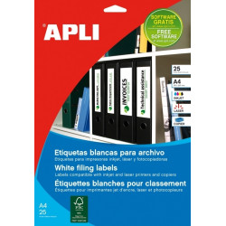 Этикетки Apli 190x38мм самоклеящиеся 25 листов